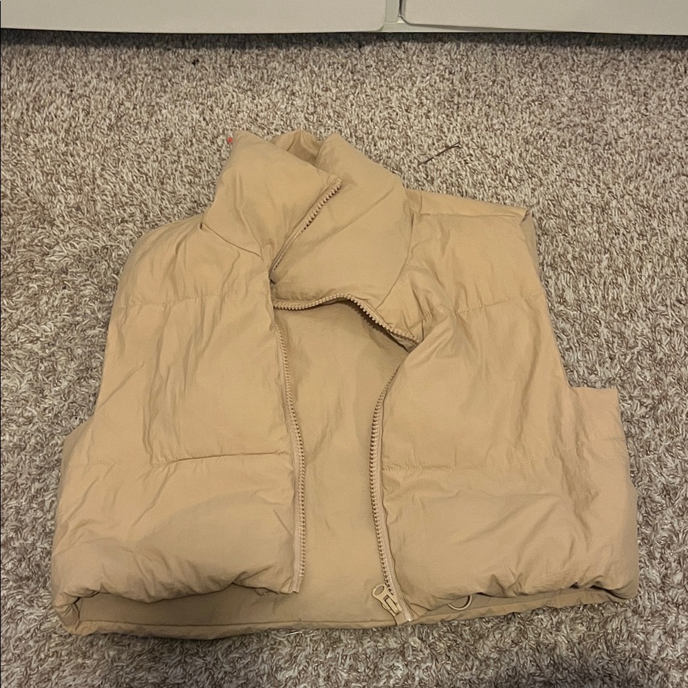 Amazon Tan Puffer Jacket